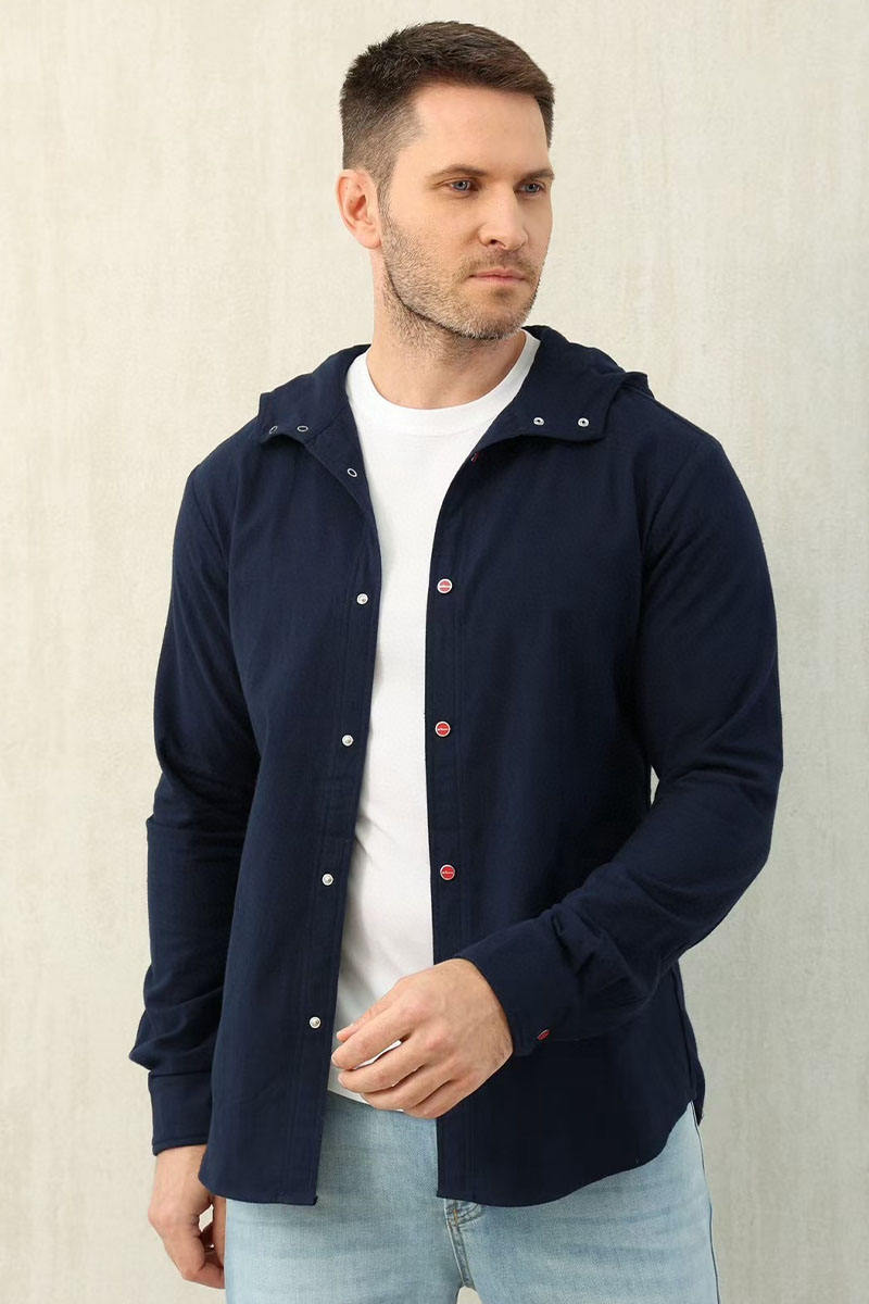 Kiton Мужская рубашка Premium - Royal Blue