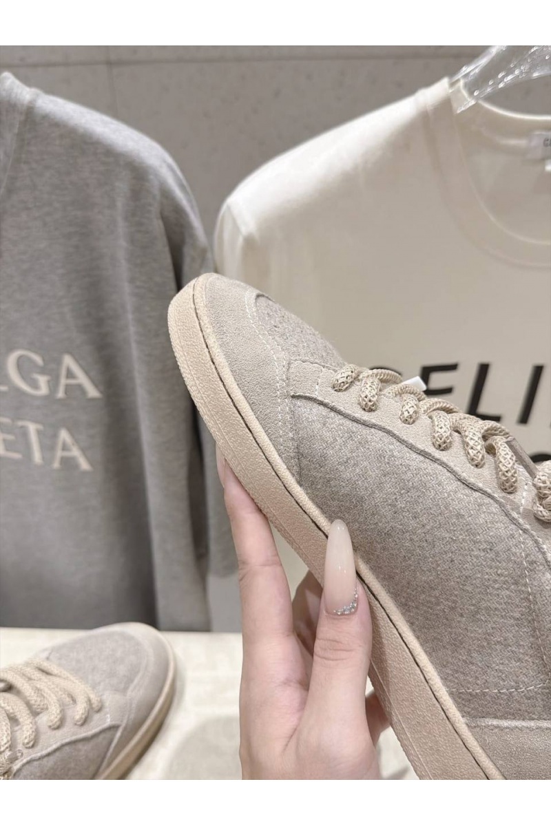 Designer Clothing Женские комбинированные кроссовки с мехом Golden Goose Ball Star premium
