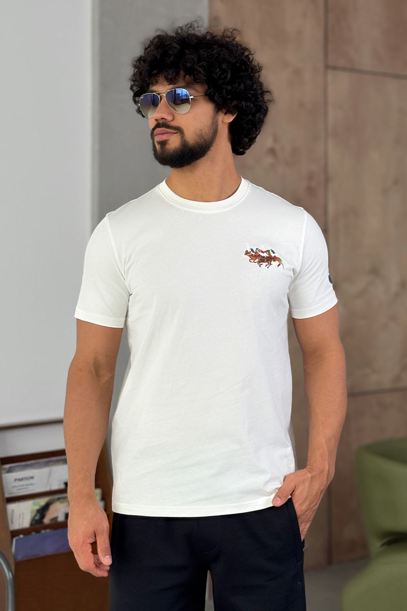 Polo Ralph Lauren Мужская белая футболка Match Club