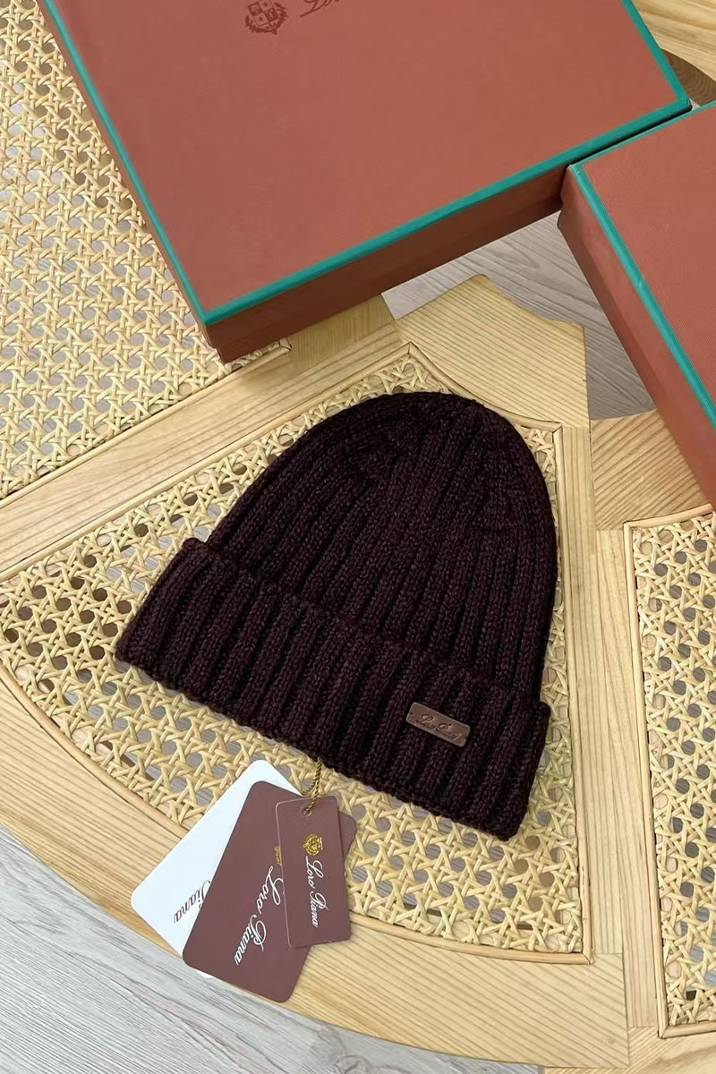 Loro Piana Мужская шапка Niseko Premium - Brown 