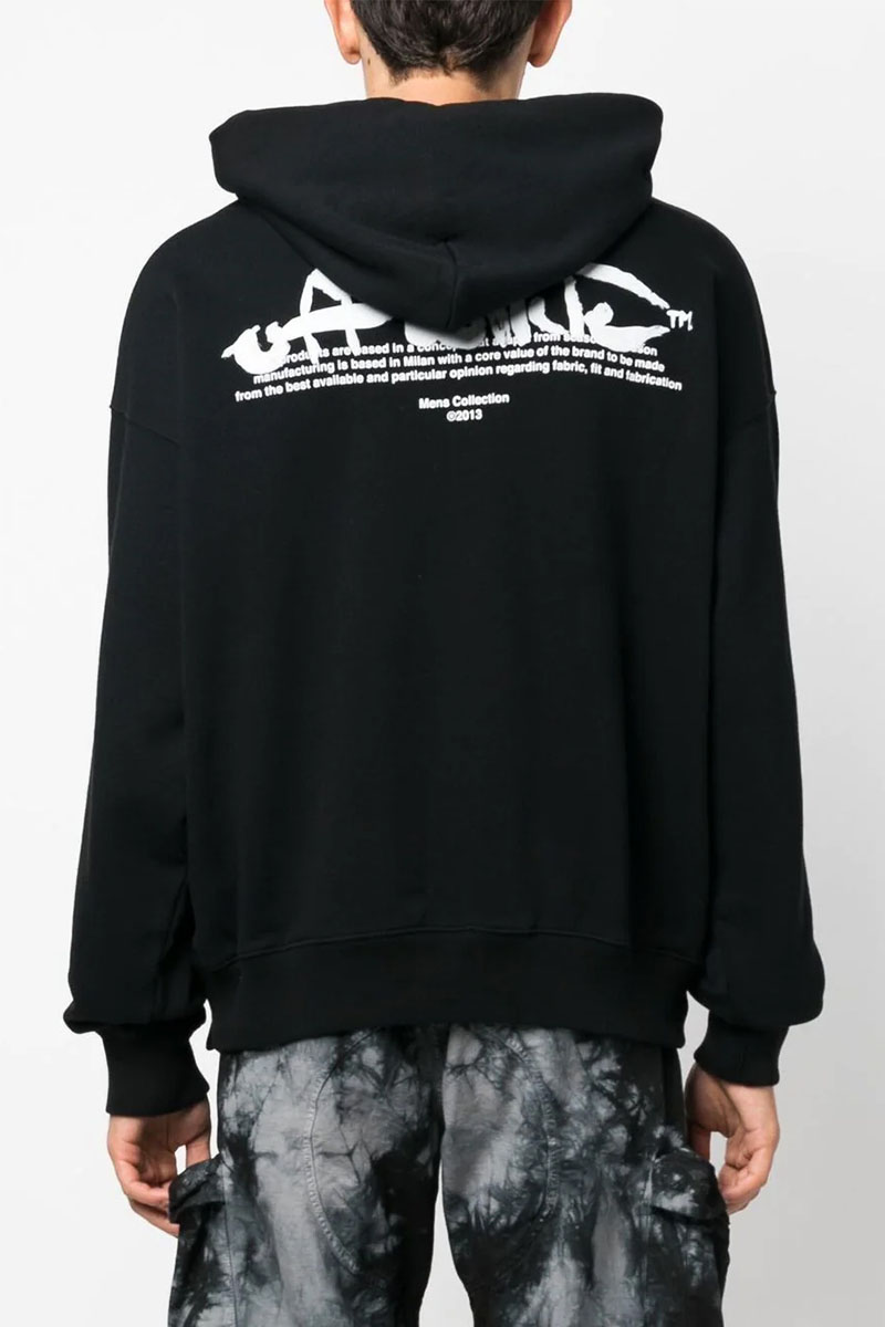 Off-White Чёрное худи Arrows-print 