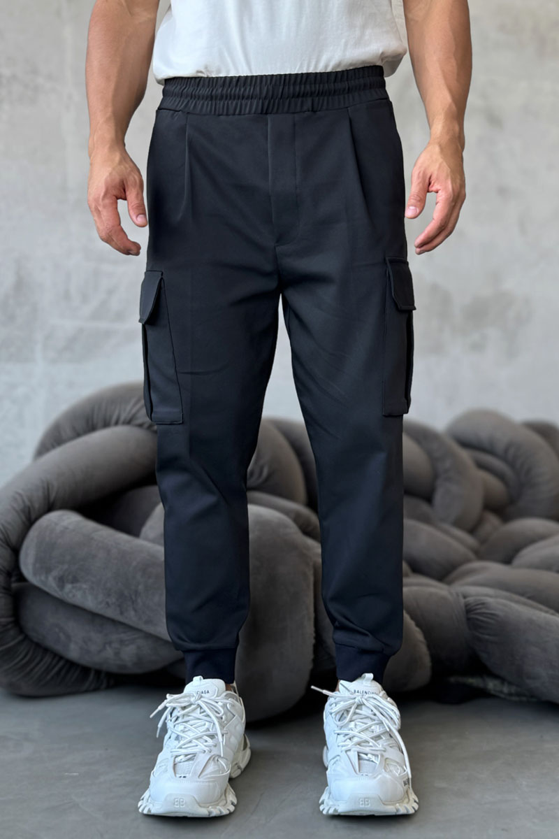 Dsquared2 Мужские чёрные джоггеры cargo