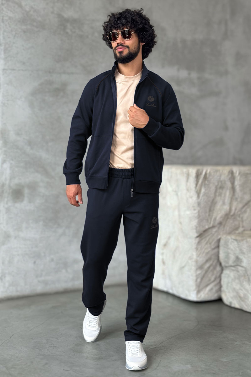Loro Piana Спортивный костюм тёмно-синего цвета 