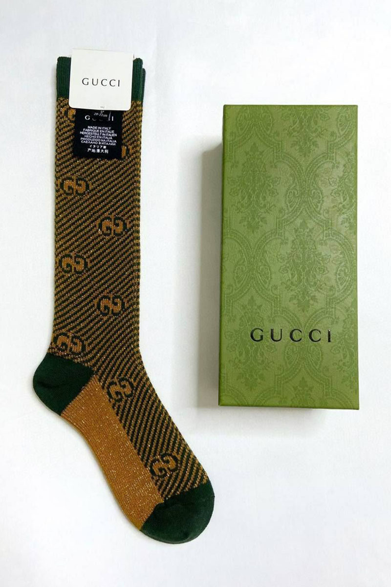 Gucci Женские гольфы GG Monogram (8 расцветок)