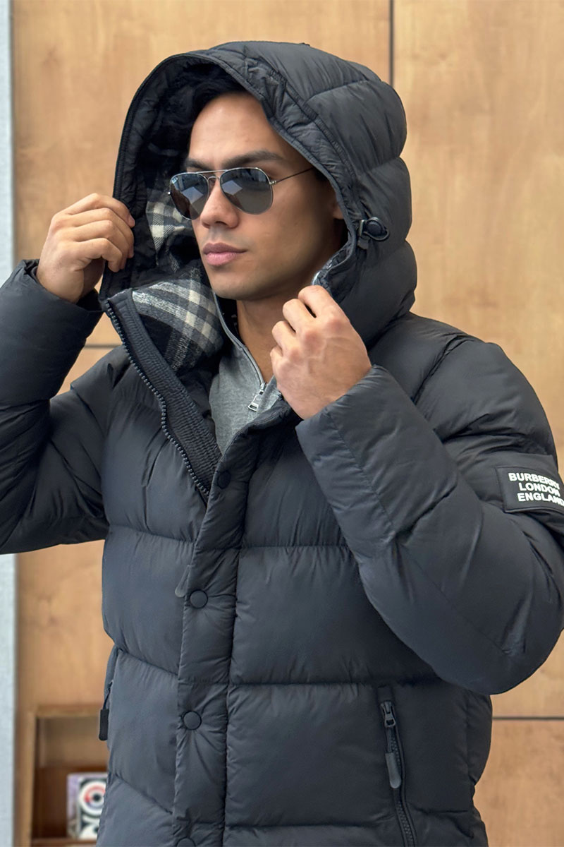 Burberry Серая куртка со съёмными рукавами Lockwell logo-patch