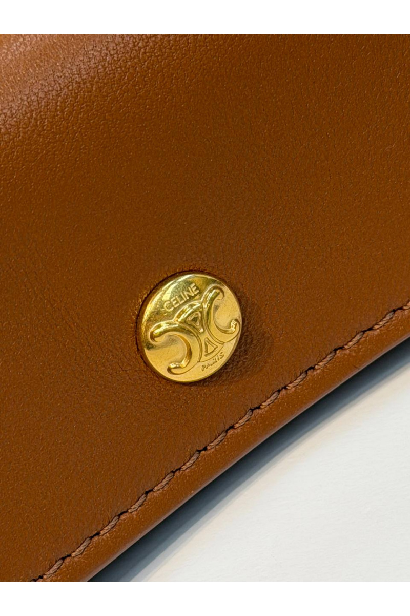 Celine Кожаная сумка Trio Flap premium 22.5x13x3.5 см