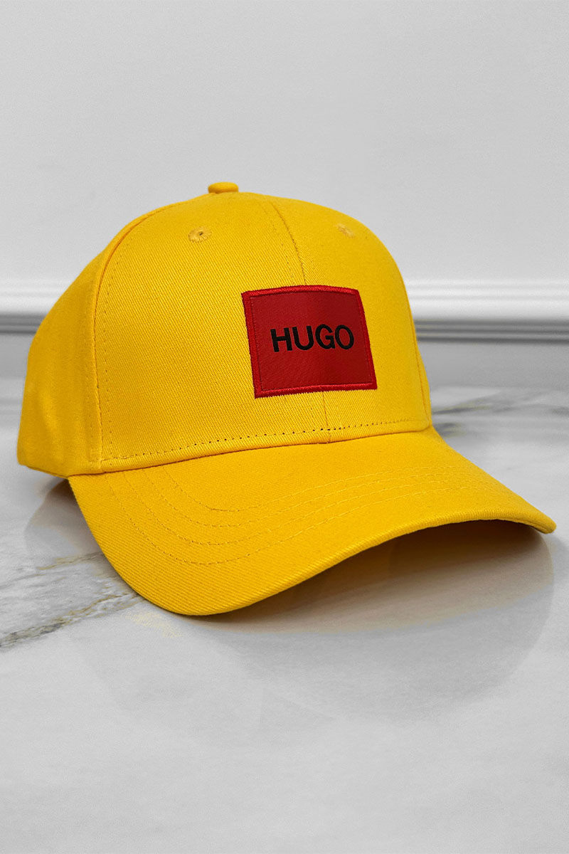 Hugо Воss Бейсболка жёлтого цвета logo-badge