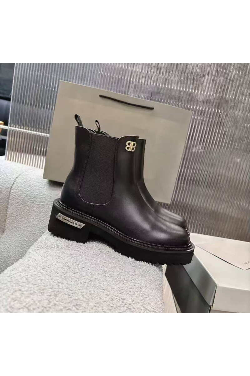 Balenciaga Женские кожаные сапоги premium