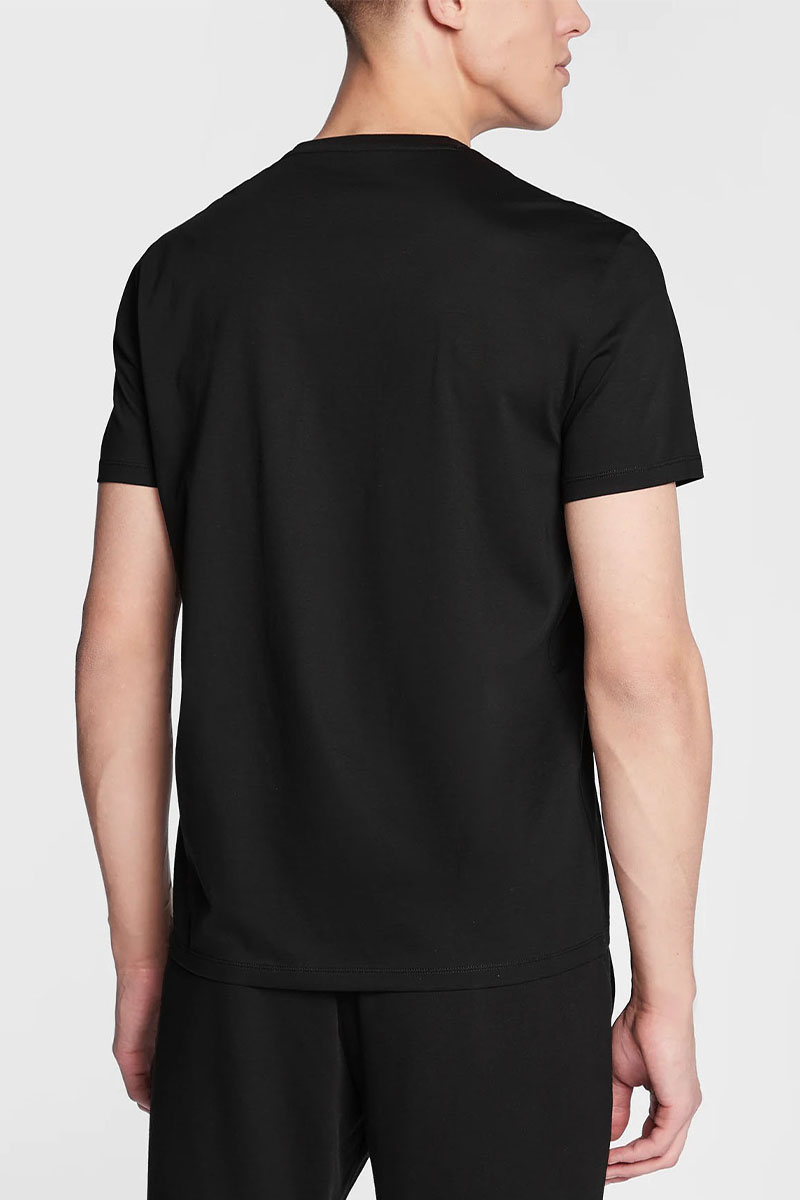 Emporio Armani EA7 Мужская чёрная футболка