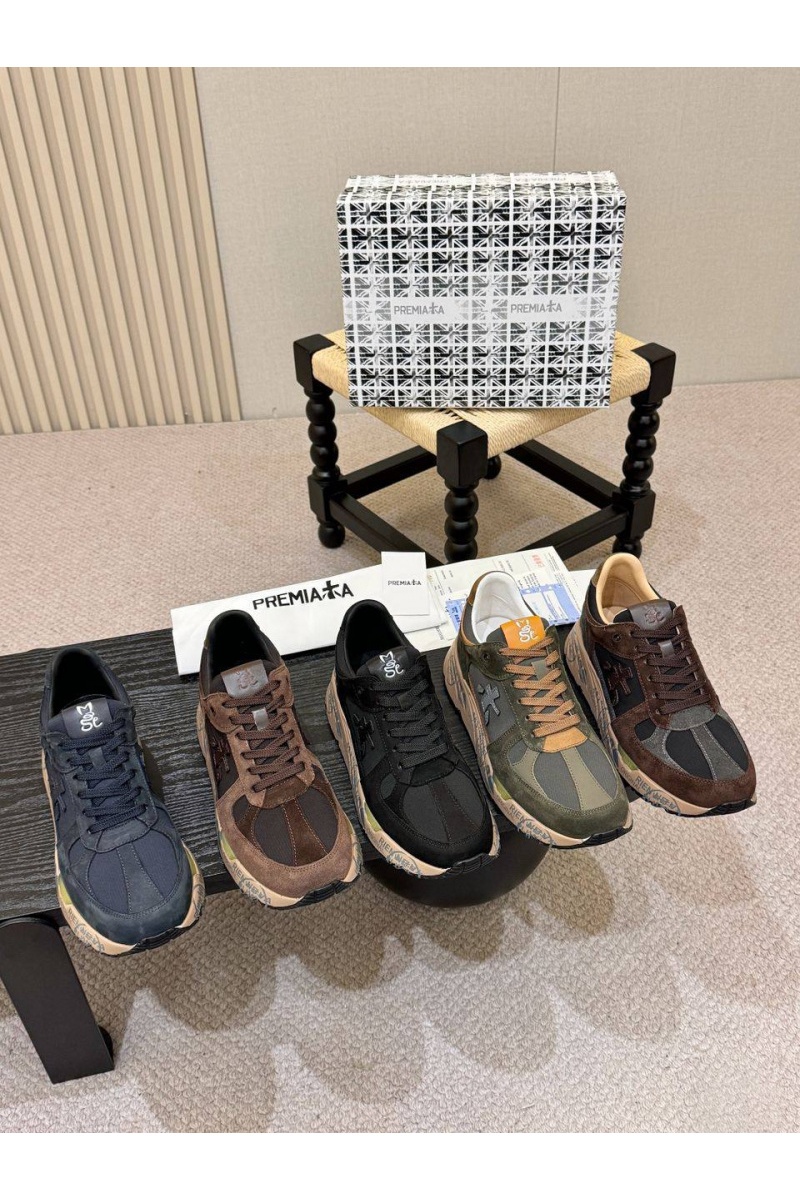 Premiata Мужские кроссовки Mase - Black