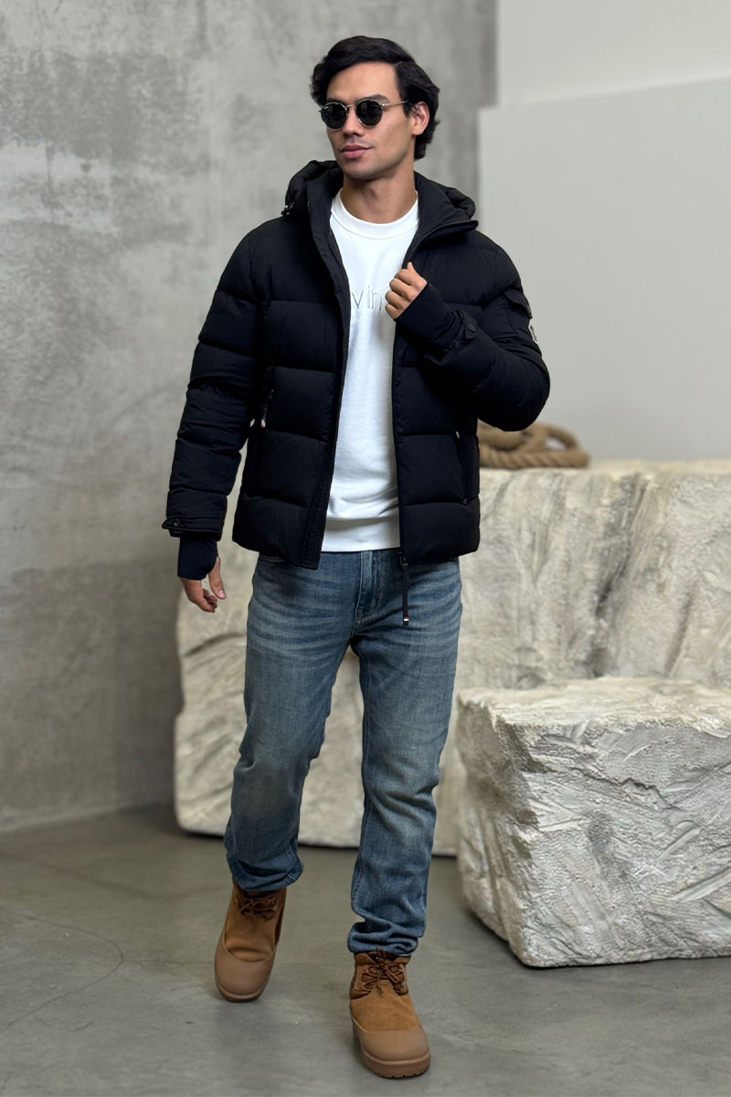 Moncler Мужской пуховик Grenoble - Black 