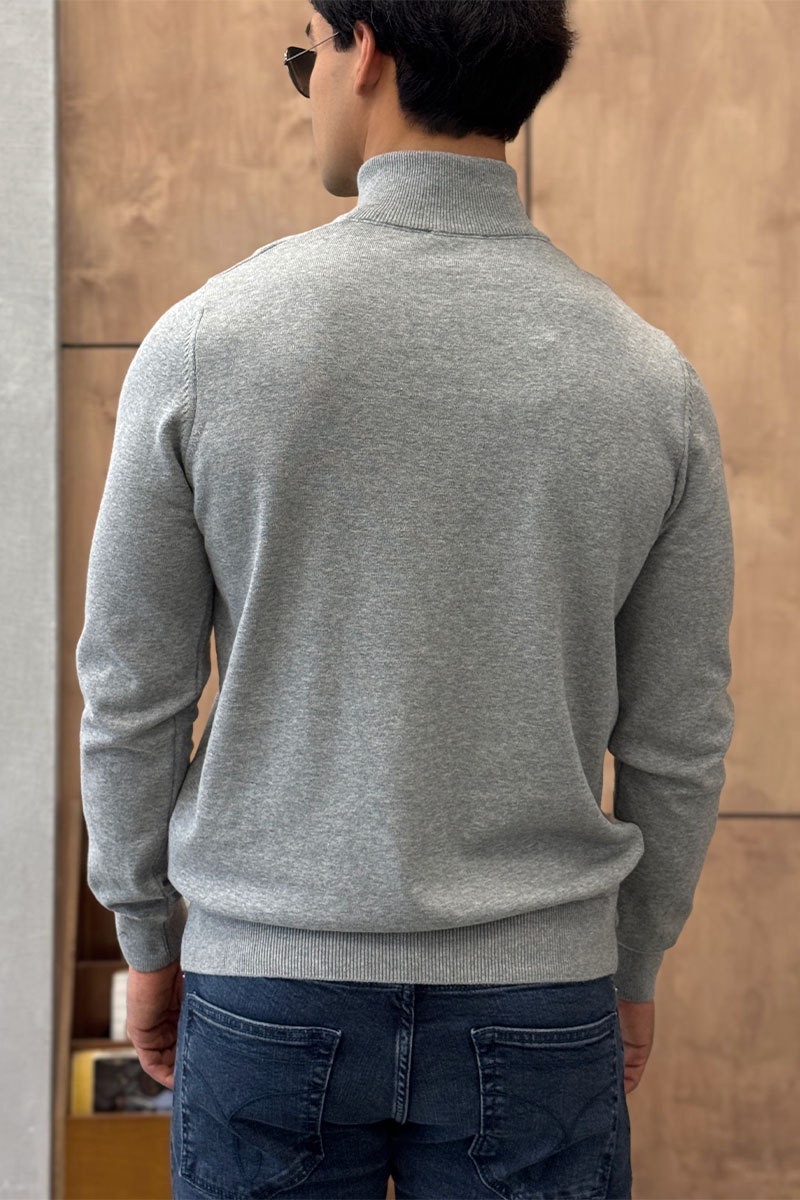 Hugо Воss Мужской джемпер серого цвета