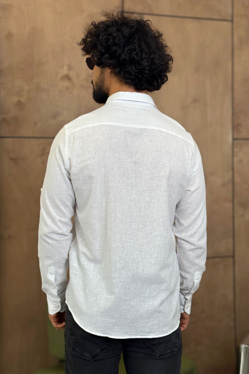 Polo Ralph Lauren Мужская рубашка белого цвета