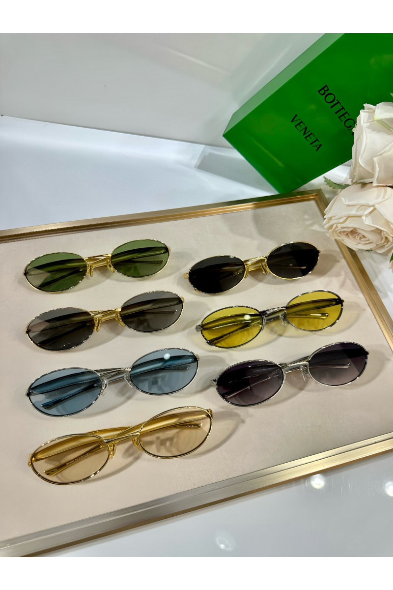 Bottega Veneta Солнцезащитные очки Sardine Oval