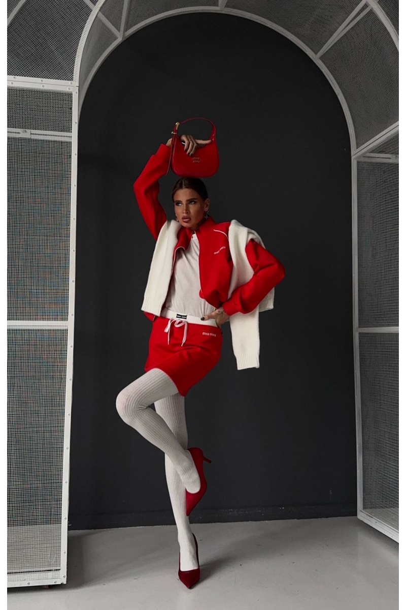 MIU MIU Женские кашемировые колготы белого цвета