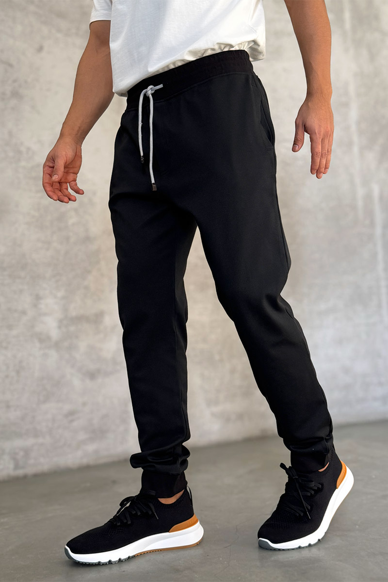 Designer Спортивный костюм logo-embroidered - Black