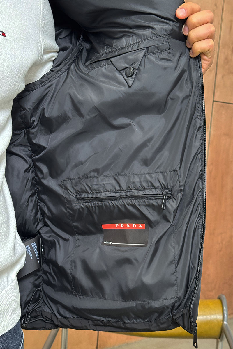 Prada Мужская куртка со съёмными рукавами Linea Rossa