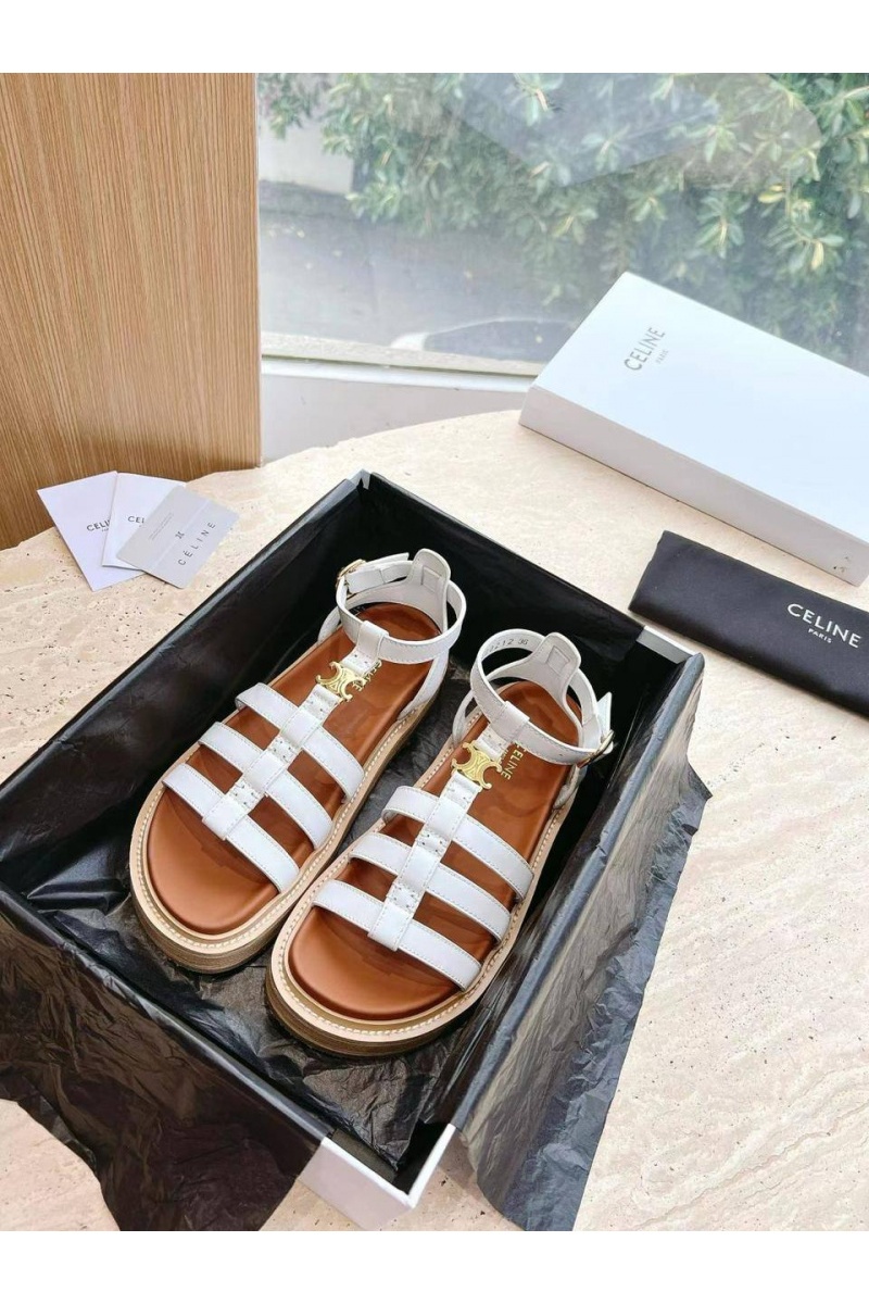 Celine Женские сандалии Premium - White
