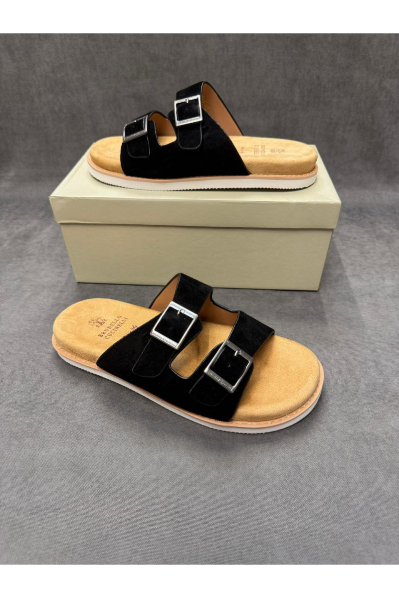 Designer Замшевые шлёпанцы  Urban - Black