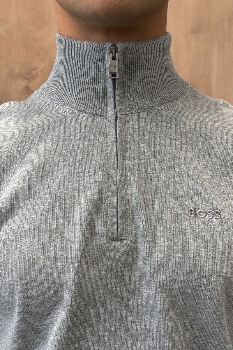 Hugо Воss Мужской джемпер серого цвета