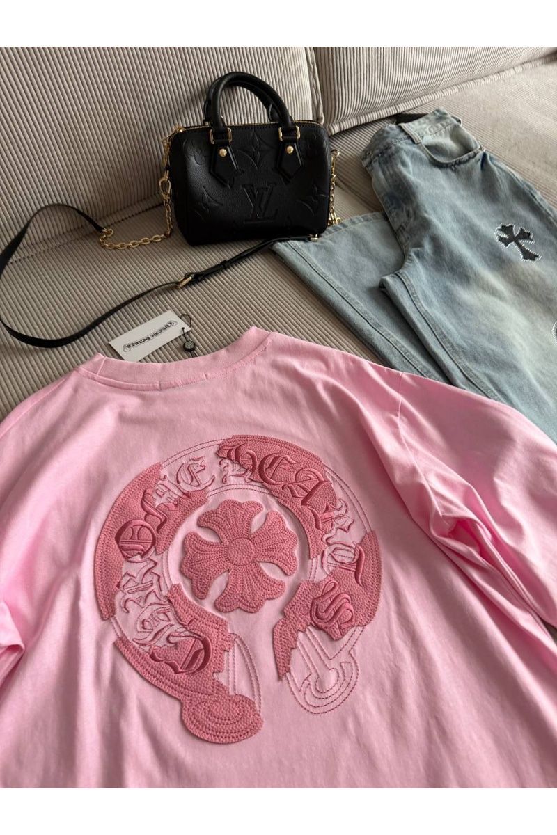 Chrome Hearts Женская оверсайз футболка premium
