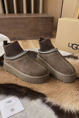 Женские ботинки Classic Mini Cresent - Chocolate