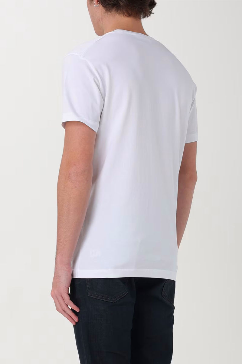 Dsquared2 Мужская белая футболка logo-print