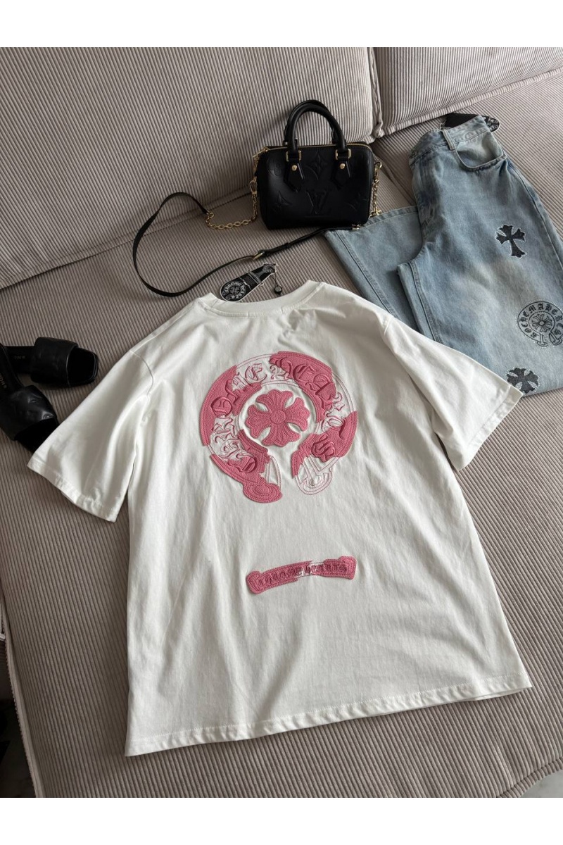 Chrome Hearts Женская оверсайз футболка premium