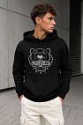 Худи чёрного цвета Tiger logo-embroidered