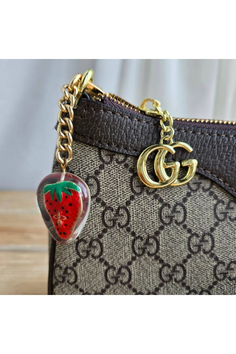 Gucci Кожаная сумка GG Ophidia 26x14 см