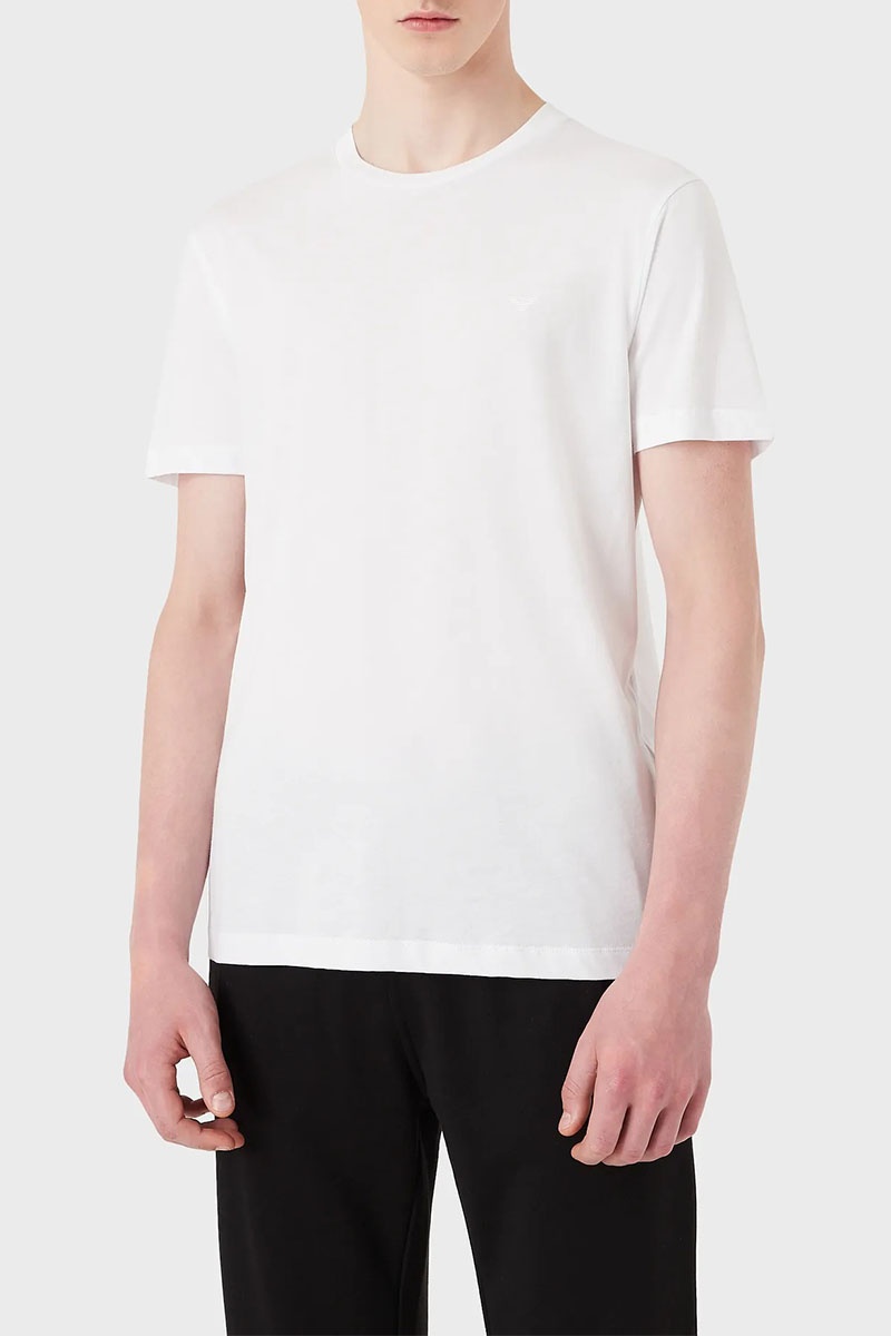 Emporio Armani EA7 Мужская белая футболка