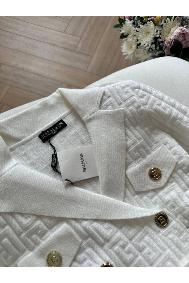 Balmain Женское бандажное платье с ремнем 