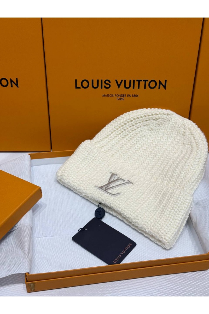 Lоuis Vuittоn Шапка logo-embroidered - White