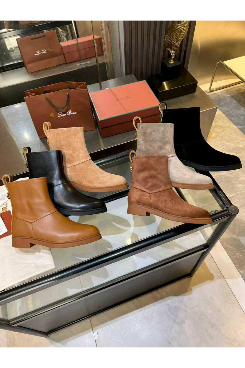 Loro Piana Женские замшевые сапоги premium - Brown