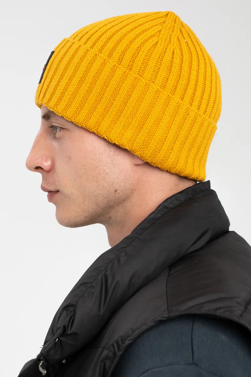 Hugо Воss Шапка Flavio logo-patch - Mustard Yellow 