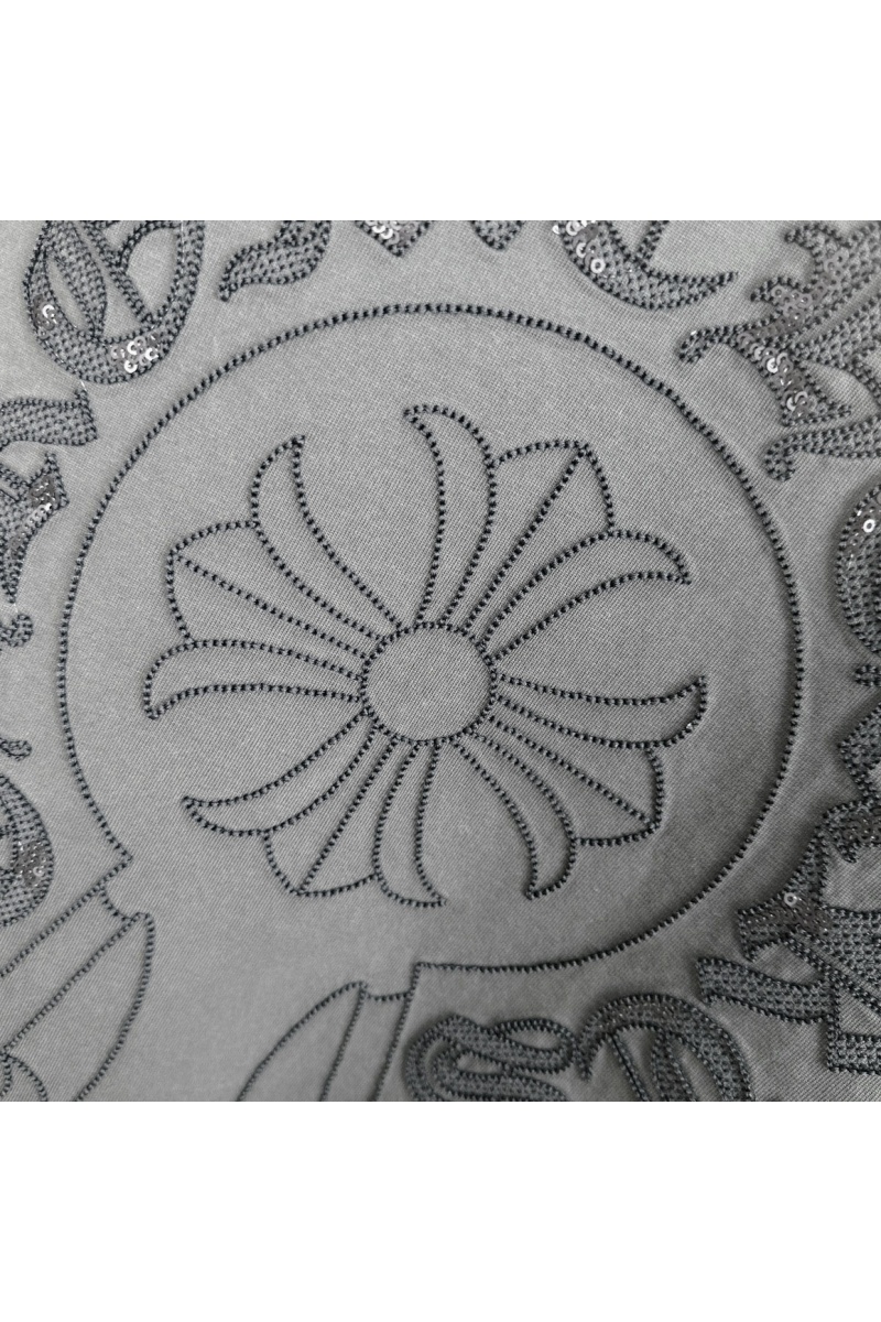 Chrome Hearts Серая оверсайз футболка Premium