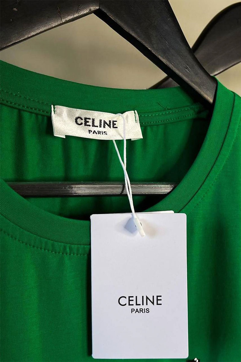 Celine Бежевая женская футболка