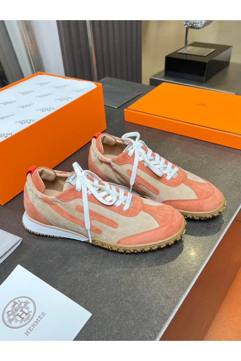 Hermes Женские комбинированные кроссовки Premium