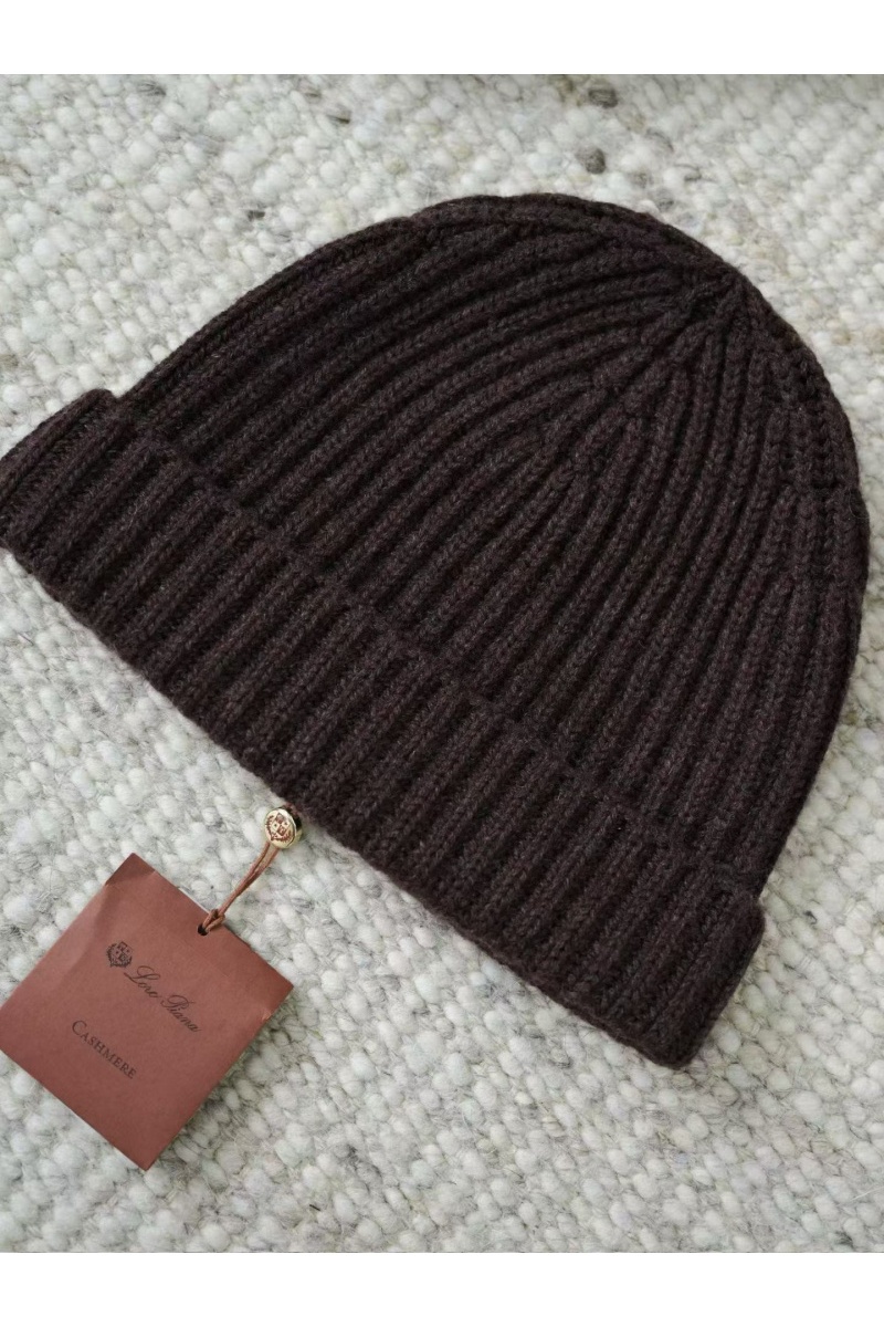 Loro Piana Кашемировая шапка premium - Coffee