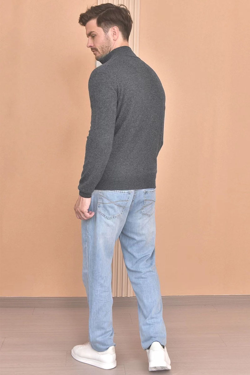 Designer Кашемировый свитер Premium - Dark Grey