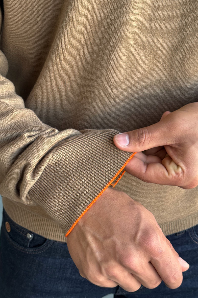 Hermes Мужской джемпер H embroidered - Brown