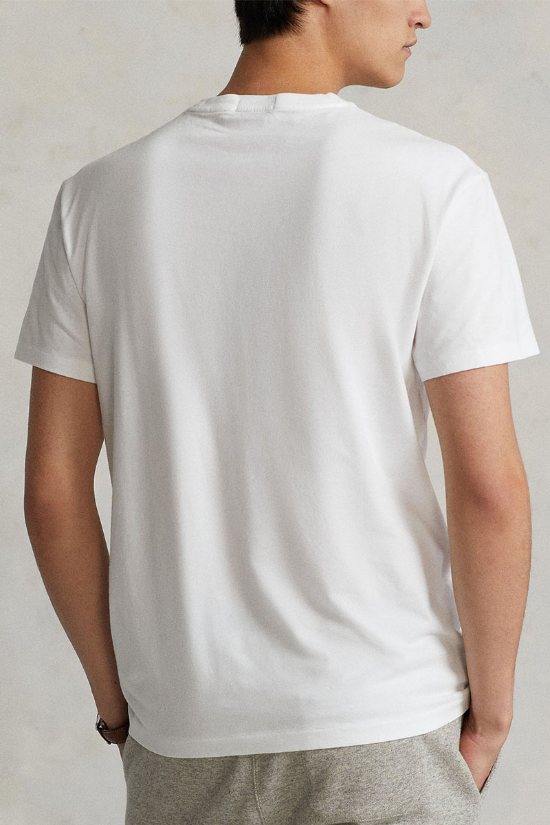 Polo Ralph Lauren Мужская белая футболка logo-print