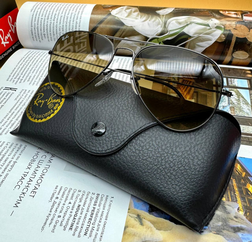 Ray Ban Солнцезащитные очки Aviator Large Metal