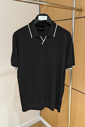 Мужское поло Premium - Black
