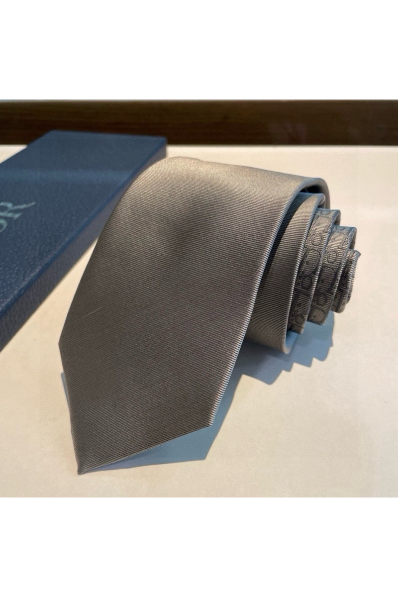Dior Галстук Oblique premium - Grey