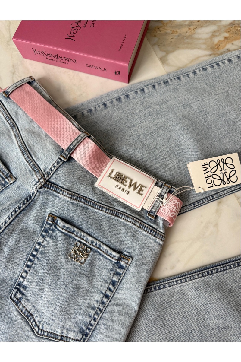 Loewe Синие женские джинсы 