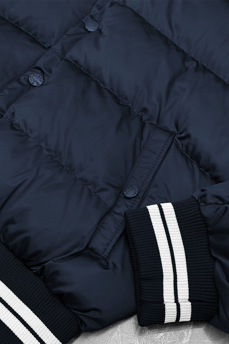 Moncler Утеплённый бомбер Dives - Navy