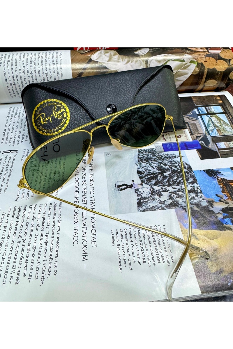 Ray Ban Солнцезащитные очки Aviator Large Metal