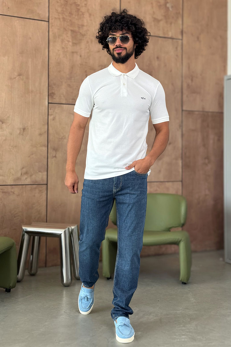 Hugо Воss Мужские синие джинсы relaxed fit