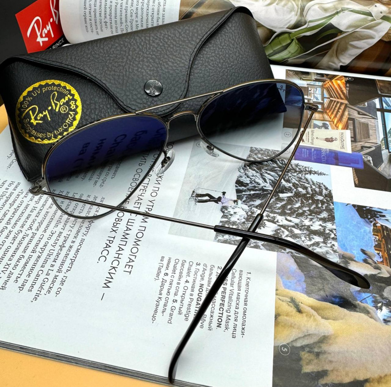 Ray Ban Солнцезащитные очки Aviator Large Metal